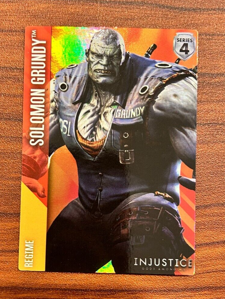 Injustice Gods Among Us Arcade Solomon Grundy Regime Holo Foil Card Series  4 #11