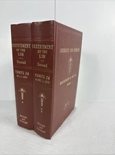 Civil Law Books Hardcover Gold Embossed Law Library Bookcase Shelf Display Prop