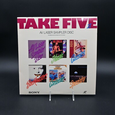 Sony Take Five AV Laser Sampler Disc LaserDisc Movie Compilation