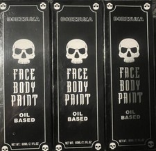 BOBISUKA Face Body Paint Oil Based 2 fl oz Each Gold - LOT of 3