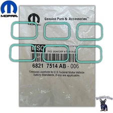 6PCs 3.6L Intake Plenum Seal OEM Mopar 68217514AB