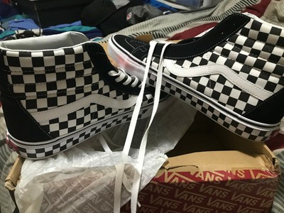 checkered vans size 13