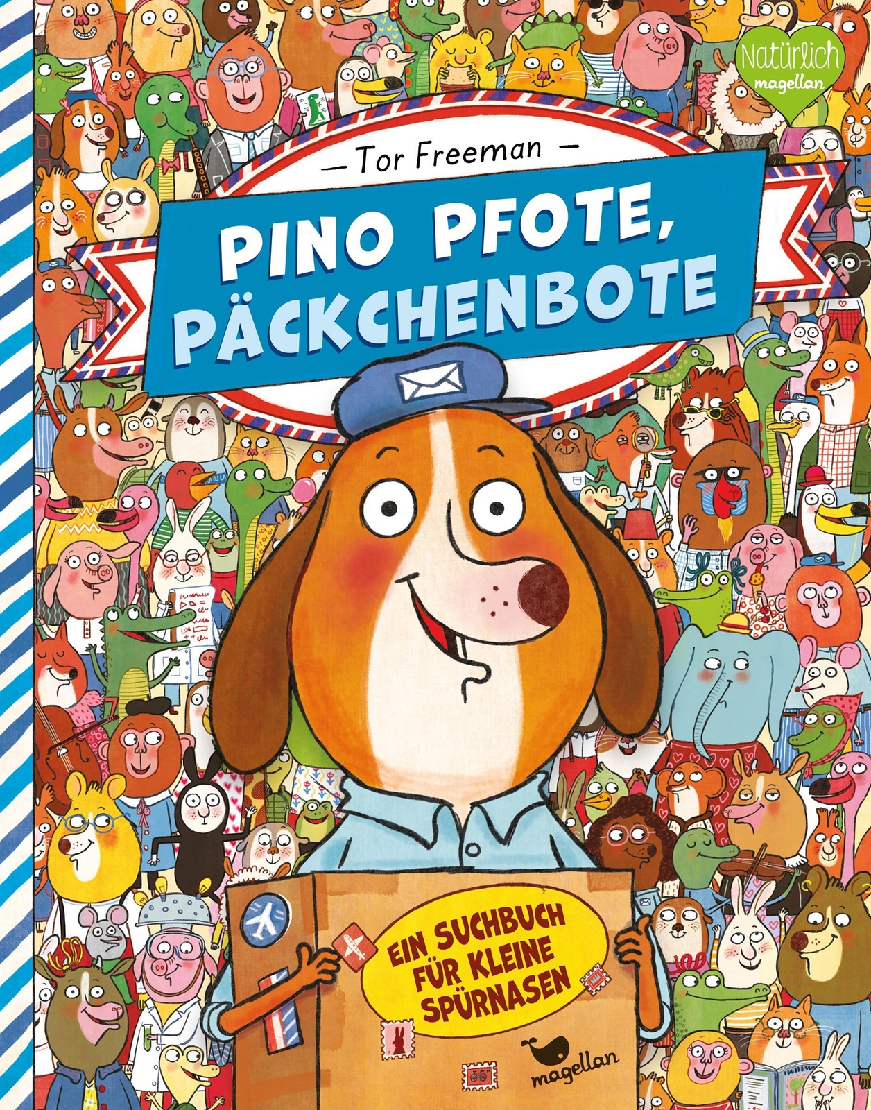 Thumbnail - Pino Pfote, Päckchenbote 01. Ein Suchbuch Für Kleine Spürnasen, Tor