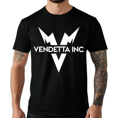 Vendetta Inc. Patch 1.0 Herren TShirt Schwarz VD-1554 | S-5XL | Weißer Print 