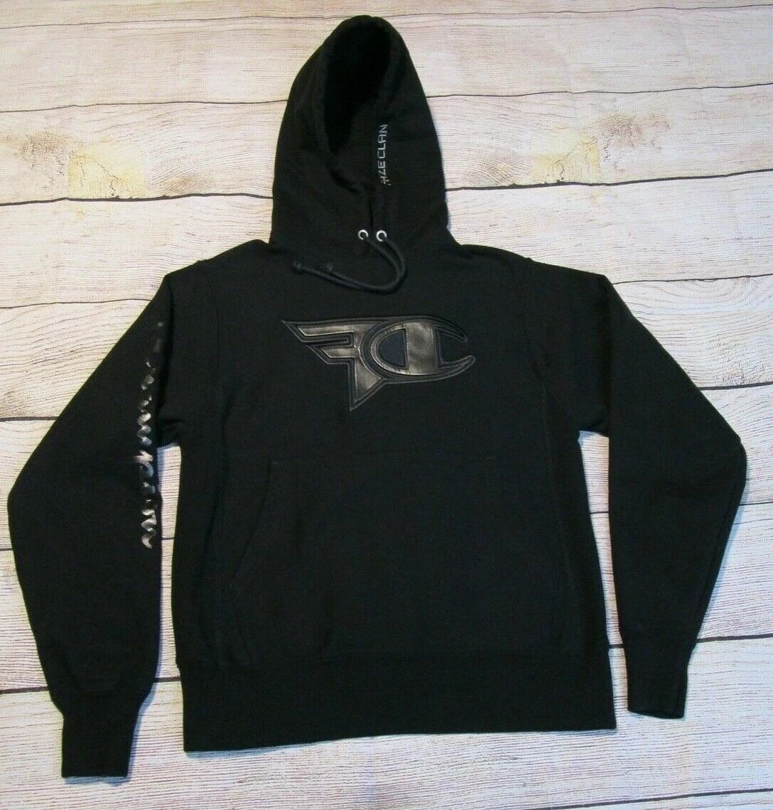 Faze Clan X Champion Black Ops Limited Edition Mens Pullover Black Hoodie  Small | Ebay