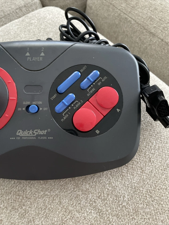 Mando Nintendo NES QuickShot Joystick Maverick 2 Probado Buen Estado Foto 3 de 4