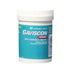 Gaviscon Advance Chewable Tablets Peppermint 60 Tab Strong Heartburn& Reflux