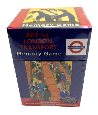 ART FOR LONDON Transport Memory Game #MG011 by Pomegranate 2013 NEW SEALED