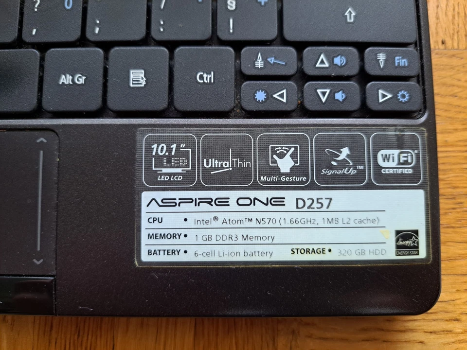 PC portable ACER Aspire One  - Photo 4/4