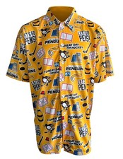 Pittsburgh Penguins Hawaiian Style Patterned Shirt SGA 3-28-24 Adult XL New