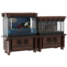 ZITIANYOUBUILD Electric Aquariums Model with Power Functions Motor Kit 1132