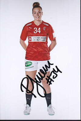 IVERSEN Rikke - DEN - Handball - Olympia 3.OS Bronze 2024 Foto signiert