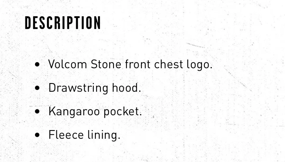 NWT! MSRP $58 Boys Volcom Vamo Hooded Sweatshirt Size XL - Image 2 of 4