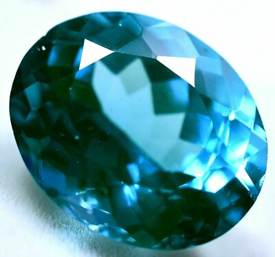 8,45 CT Natürlicher Paraiba Turmalin AAA Grünlich Fluo Blau Kupfer Behandelt Edelstein