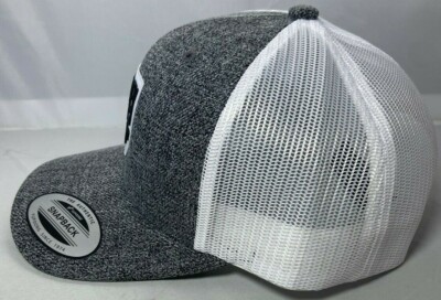 HOOEY Hat BRONX Gray with White Mesh 