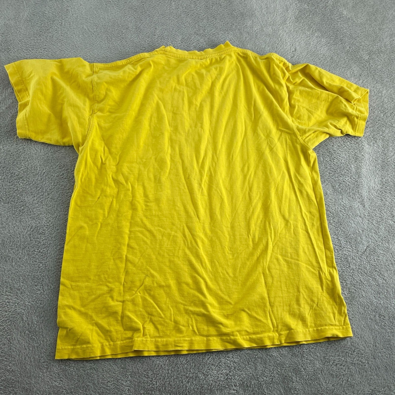 Vintage New York 94 Zebra  Yellow T-Shirt XL 100% Cotton By Lee & Lee 4828 thumbnail 2