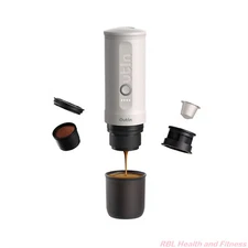 OUTIN Nano Portable Espresso Machine - Rechargeable 3 Min Self-Heating