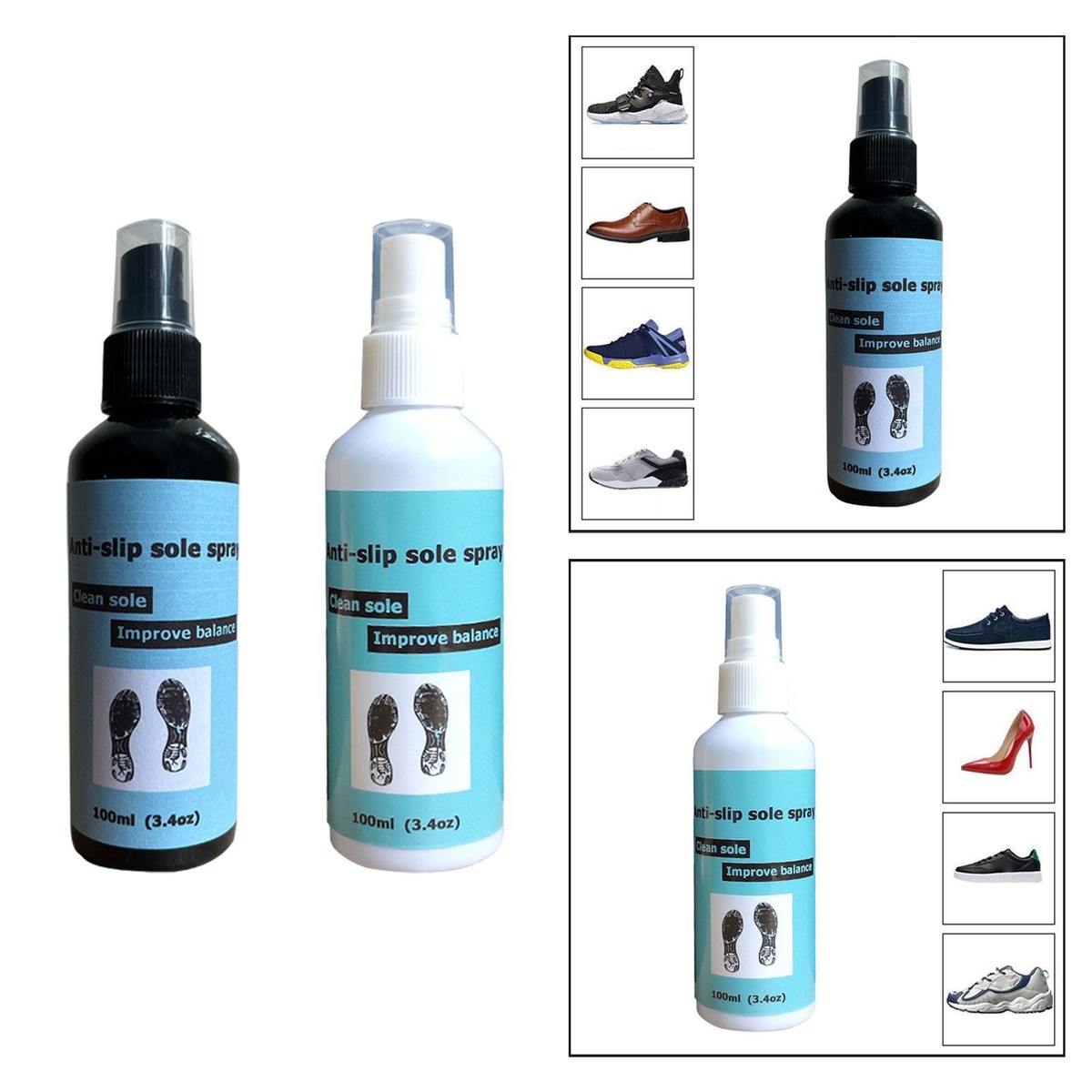 Shoe Spray 100ml Sports Shoe Grip Spray Increase Performance Sole