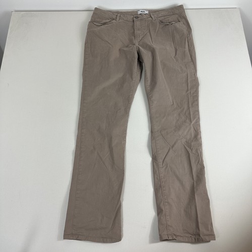 Paige Men's Normandie Pants Straight Leg Cotton Hatch Size 38X32 khaki Tan 