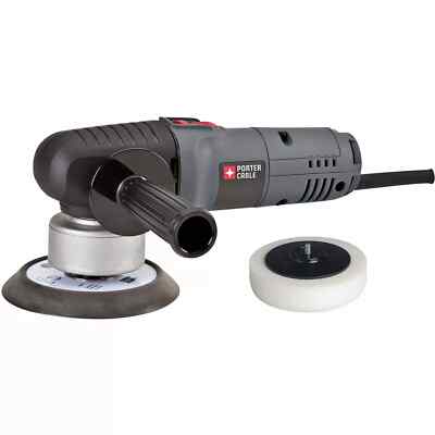Porter Cable 7346SP 6'' Variable Speed Random Orbit Sander PSA Pad + Polish Pad