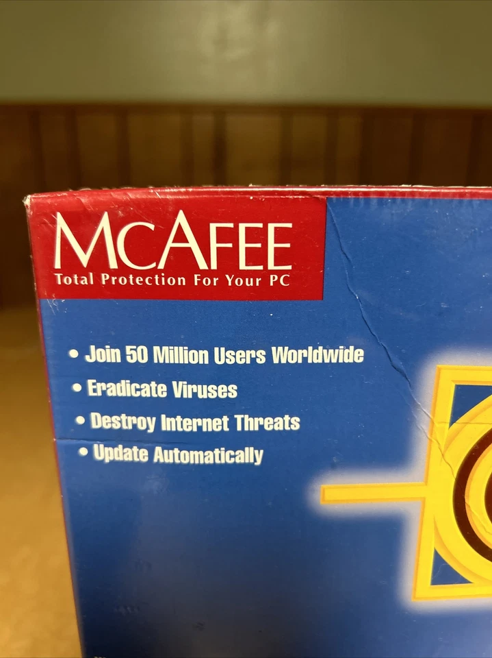 McAfee Virus Scan CD rom Win 98 95, NT workstation, 3.1, DOS, & OS/2 NEW SEALED - Image 3 of 4