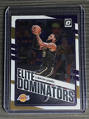 ** 2020-21 Donruss Optic Elite Dominators #3 LEBRON JAMES **