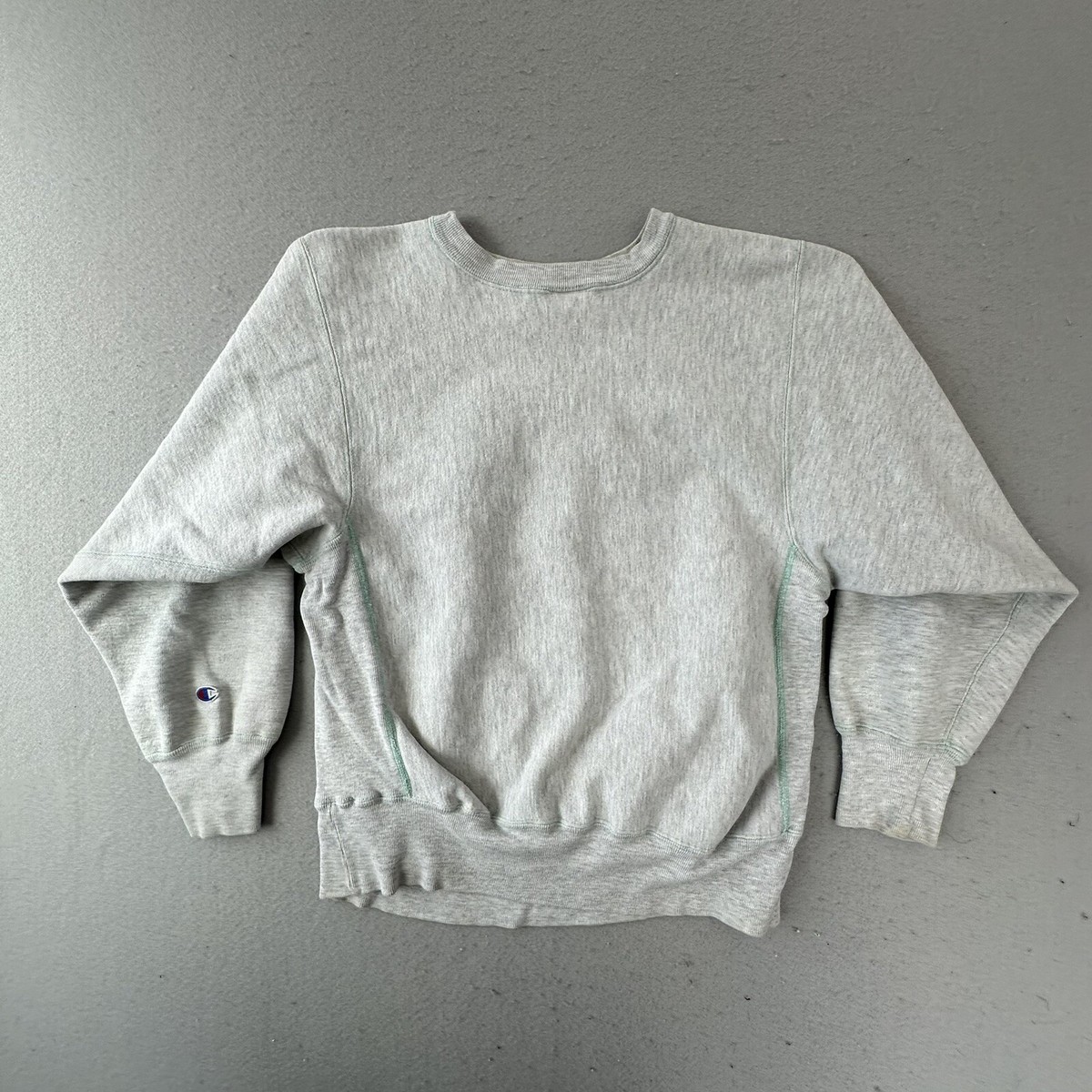 VINTAGE Lewis & Clark College Sweater Mens Medium Gray Champion 