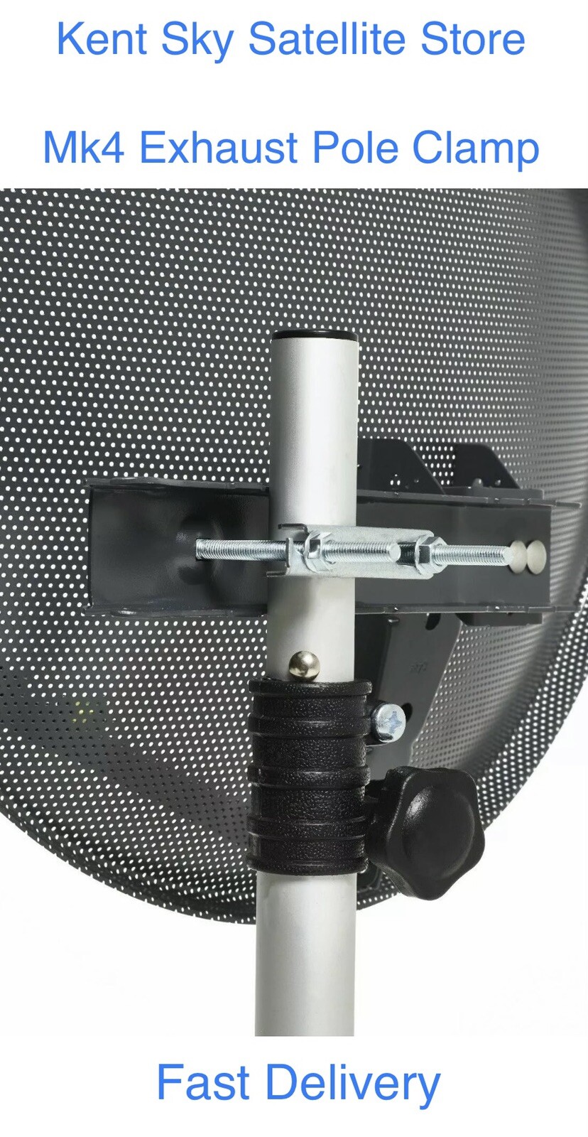 🔥Sky Satellite Dish Pole Mount Bracket Clamp Adapter Mounting for /Sky+ ...