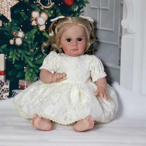 Handmade 20" Realistic Reborn Baby Dolls Vinyl Silicone Newborn Girl Doll Gift - Picture 2 of 11