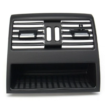 Rear Center Console Fresh Air Outlet Vent Grille Cover Fit BMW 5 F10 F11 Black - image 1 of 4
