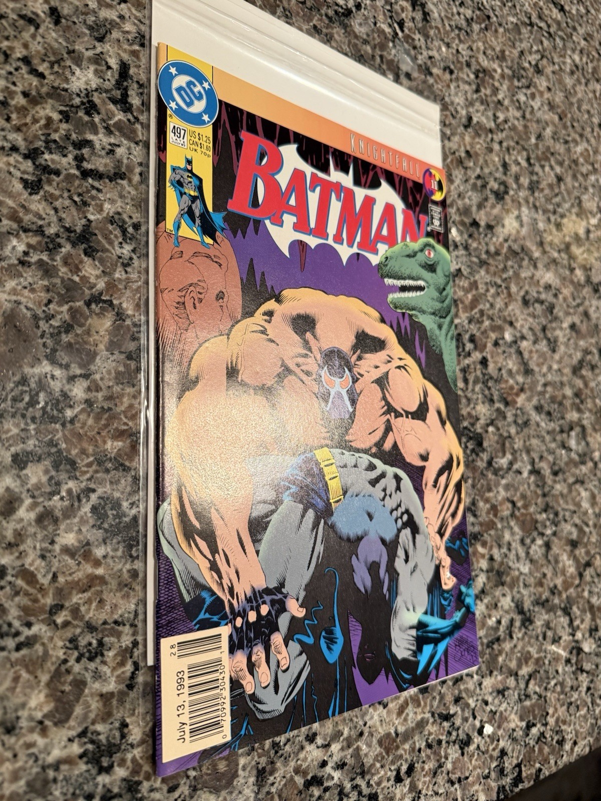 DC Comics Batman #497 (1993) Newsstand Variant Moench Jim Aparo Batman ...