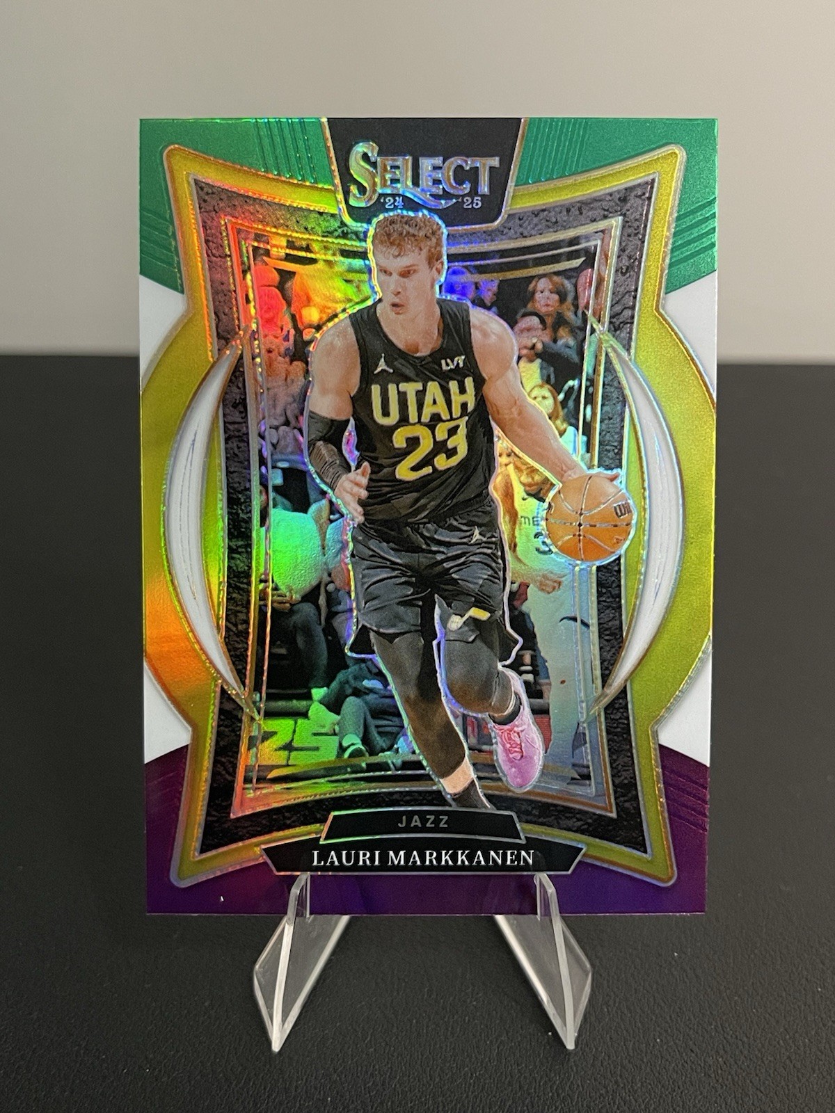 2024-25 Panini Select - Concourse Lauri Markkanen #62 Green White Purple Prizm