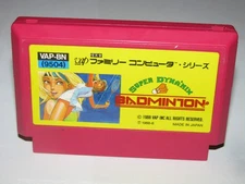 Super Dynamix Badminton Famicom NES Japan import US Seller