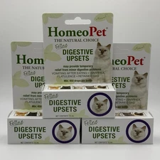 3 Pack HomeoPet Feline Digestive Upsets 15mL For Cats