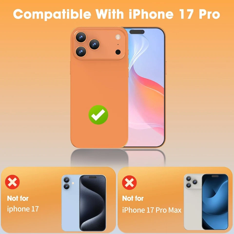 Funda protectora magnética de silicona líquida para iPhone 17 Pro a prueba de golpes Foto 2 de 4