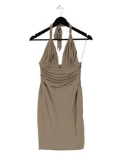 House Of CB London Bodycon Midi Dress S in Grey