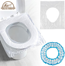 Disposable Toilet Seat Cover - Plastic Toilet Seat Covers Waterproof Non-Slip In