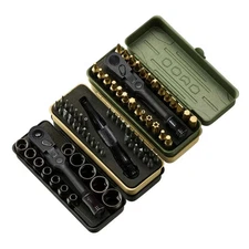 Tool Torx Bit Set 77-Piece, Fully Armed Bits Ratchet Set with 13-Piece 1/4" D...