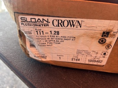 Sloan Regal 111-1.28 F Exposed Manual Water Closet Flushometer