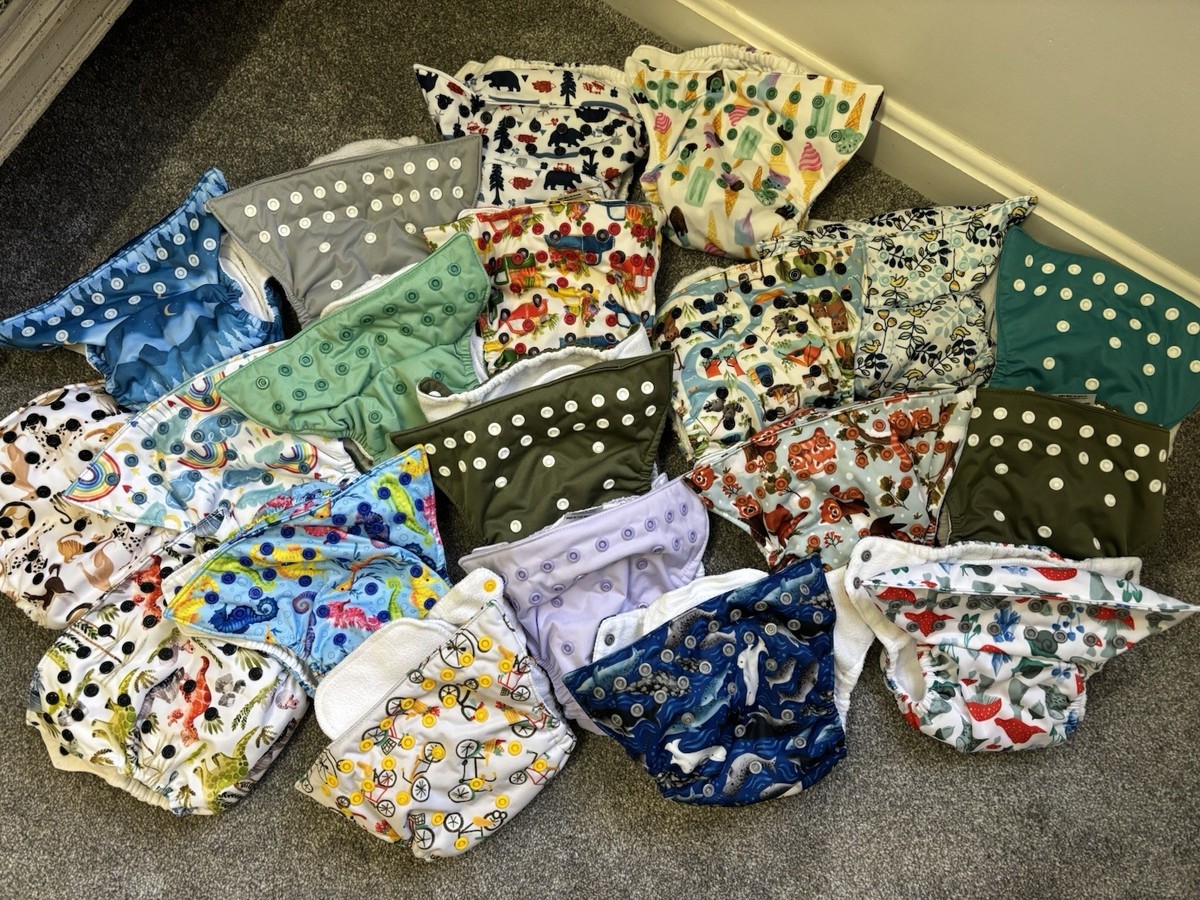 Thirsties Brand 20 Organic cloth diapers NEW