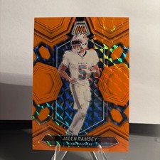 2024 panini mosaic Jalen Ramsey fluorescent orange last on print 25/25