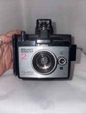 Polaroid Square Shooter 2 Land Camera Original Box Manual Flash Units Vintage