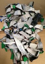 Lot of mixed 40 Pin IDE 20 of 34-Pin Floppy Drive Ribbon Cables