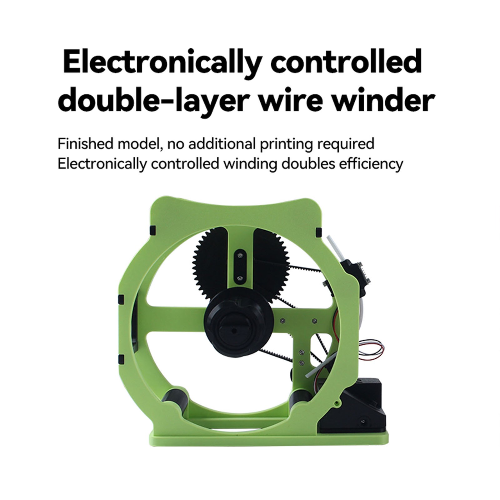 ↑Electric Filament Respooler Sturdy Construction Efficient Spool Transfer For 3D