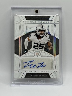 2021 Panini National Treasures Holo Silver #115 Tre'von Moehrig Auto /15 Rookie