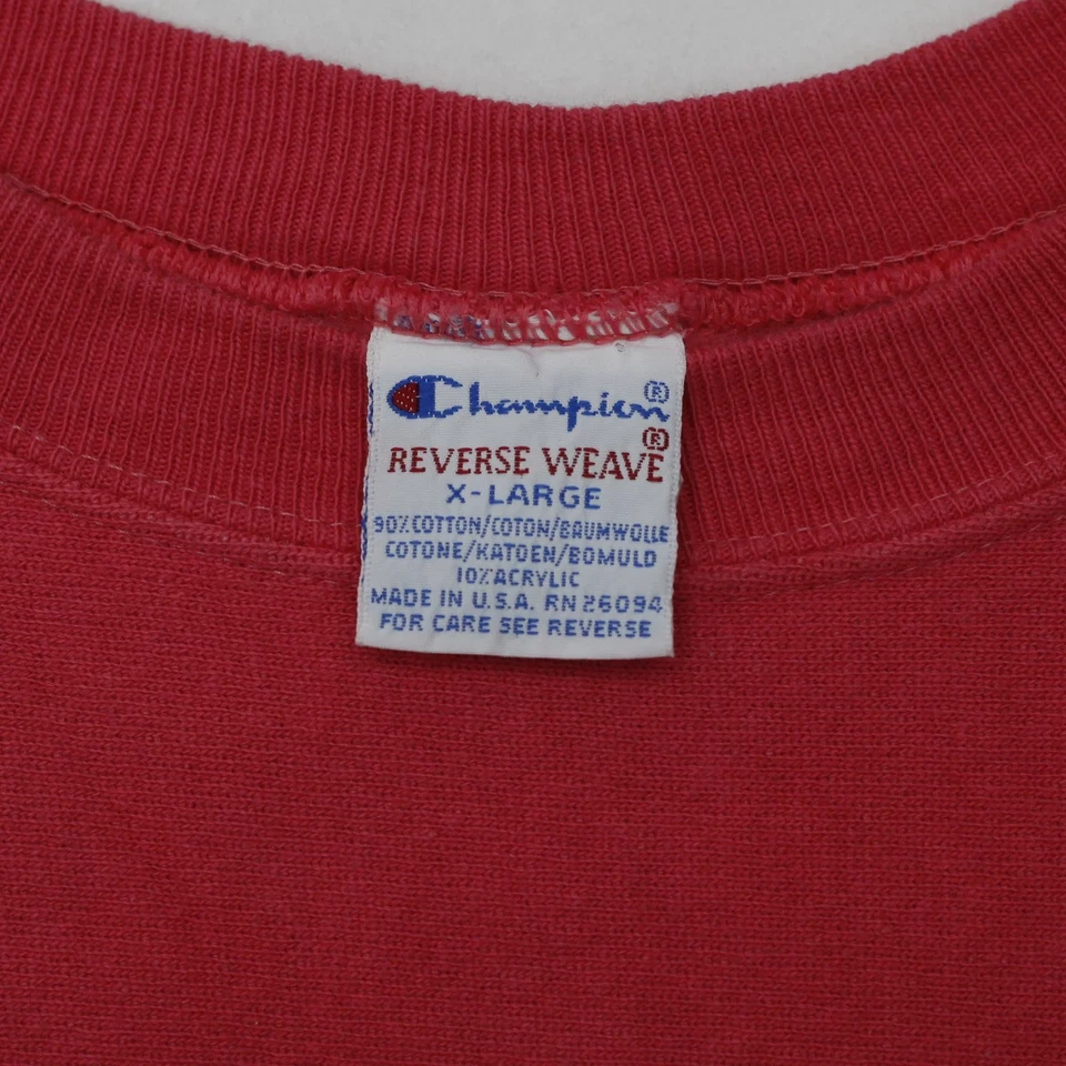 Sweat à col rond vintage Champion Reverse Weave Made In USA XL - Photo 3/4
