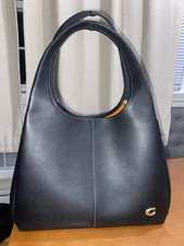 COACH LANA SHOULDER BAG BLACK FREE SHIPPING