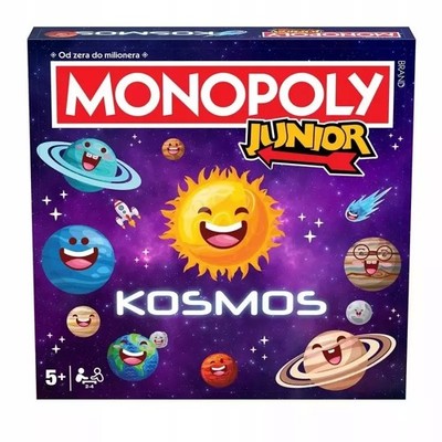 Gra planszowa MONOPOLY JUNIOR Kosmos Winning Moves