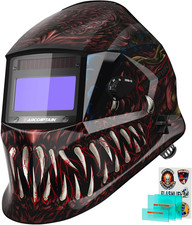 ARCCAPTAIN Welding Helmet Auto Darkening Hood 1/1/1/1 True Color for Arc Tig Mig