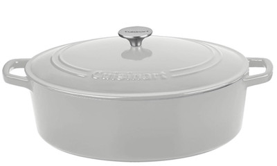 CUISINART CI770-33-GRW 7 QT Casserole Oval - COOL GREY - Scratch & Dent